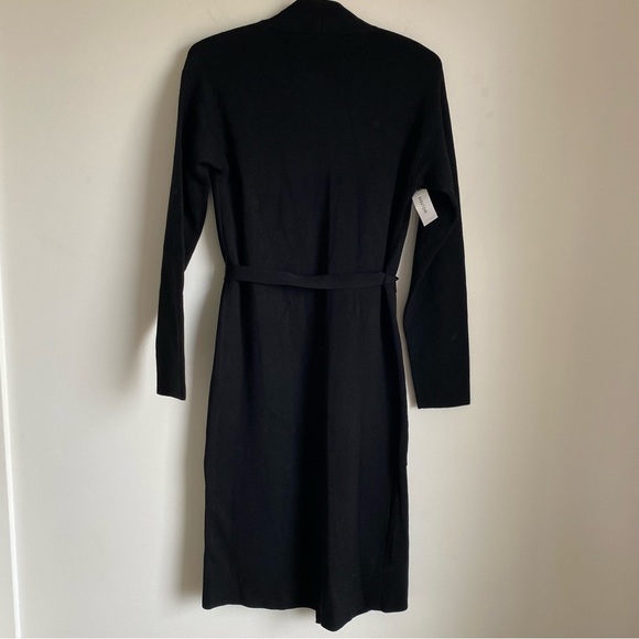 Aritzia The Group Babaton Ty Belted Cardigan Black Sz Small New - Picture 4 of 8